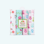 Baby Receiving Blanket 4 Pack | GIRL DESIGN - Image 2